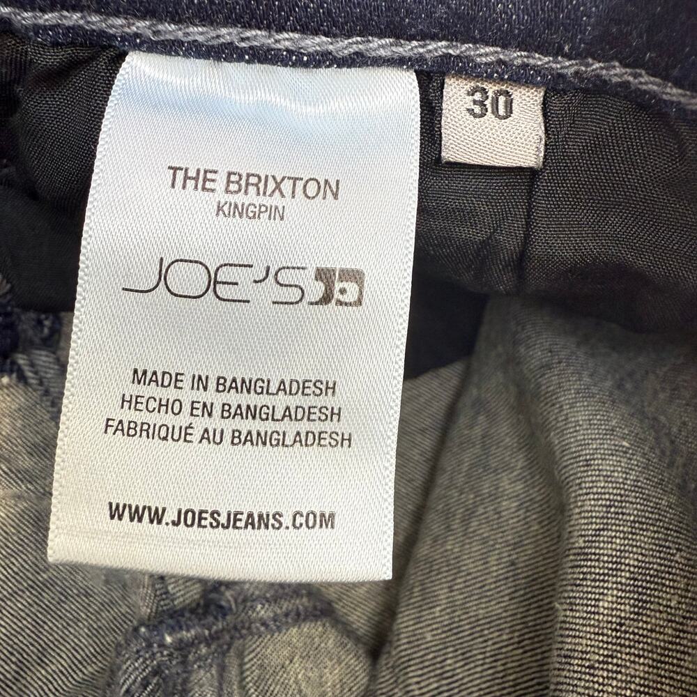 Joe's Jeans Men's 30 Dark Blue The Brixton Kingpin Stretch Tapered Straight Leg - Picture 8 of 14
